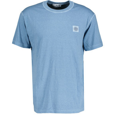 Stone Island Compass Logo T-Shirt Powder Blue – linkfashion