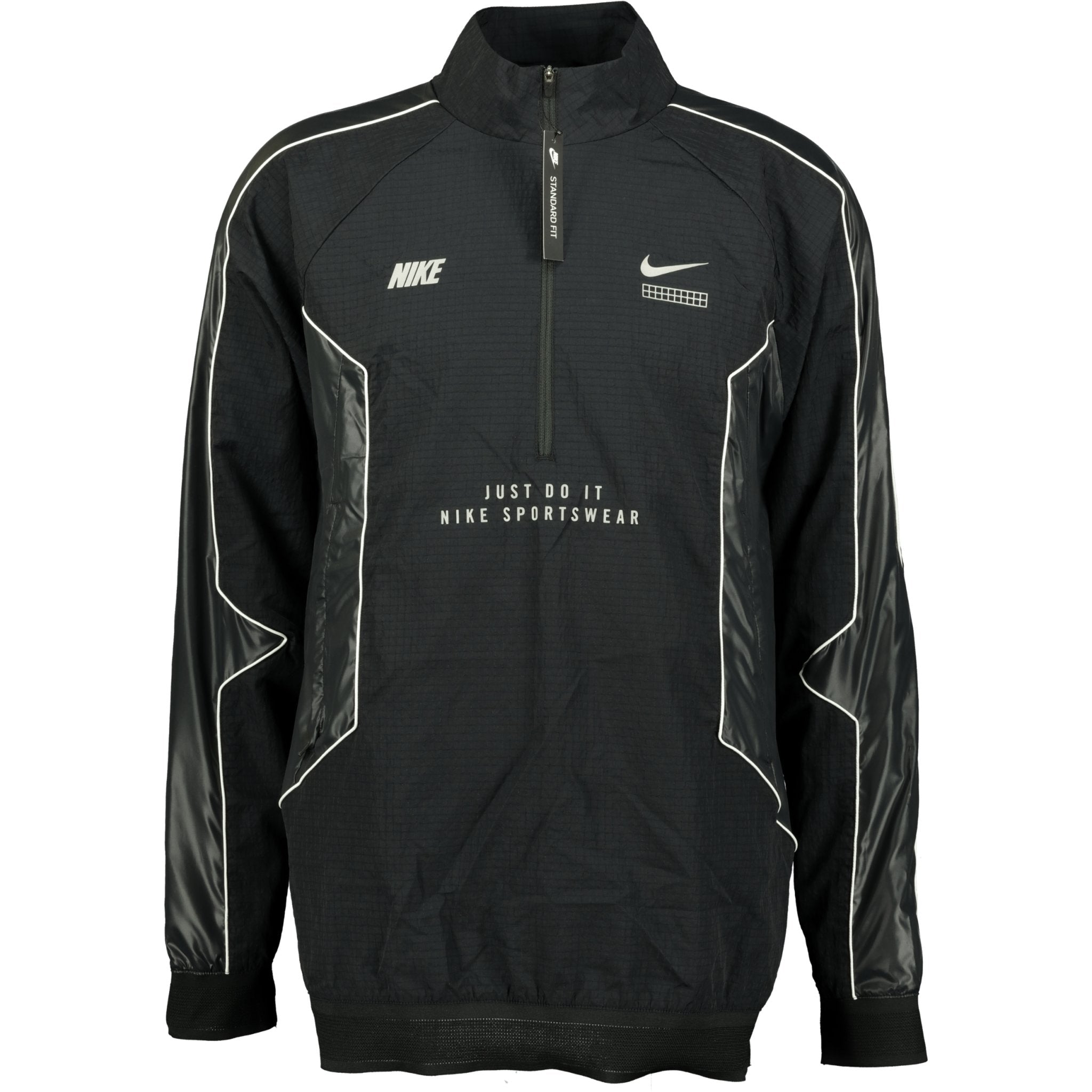 Nike Dri Fit Just Do It Waterproof Jacket Black – linkfashion