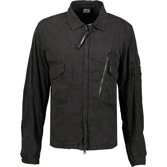 CP Company 50 Fili Lens Detail Jacket Black - LinkFashionco