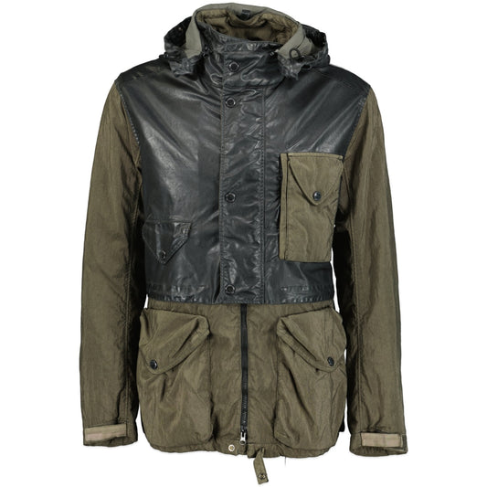 CP Company Khaki & Black Quartz Jacket - LinkFashionco