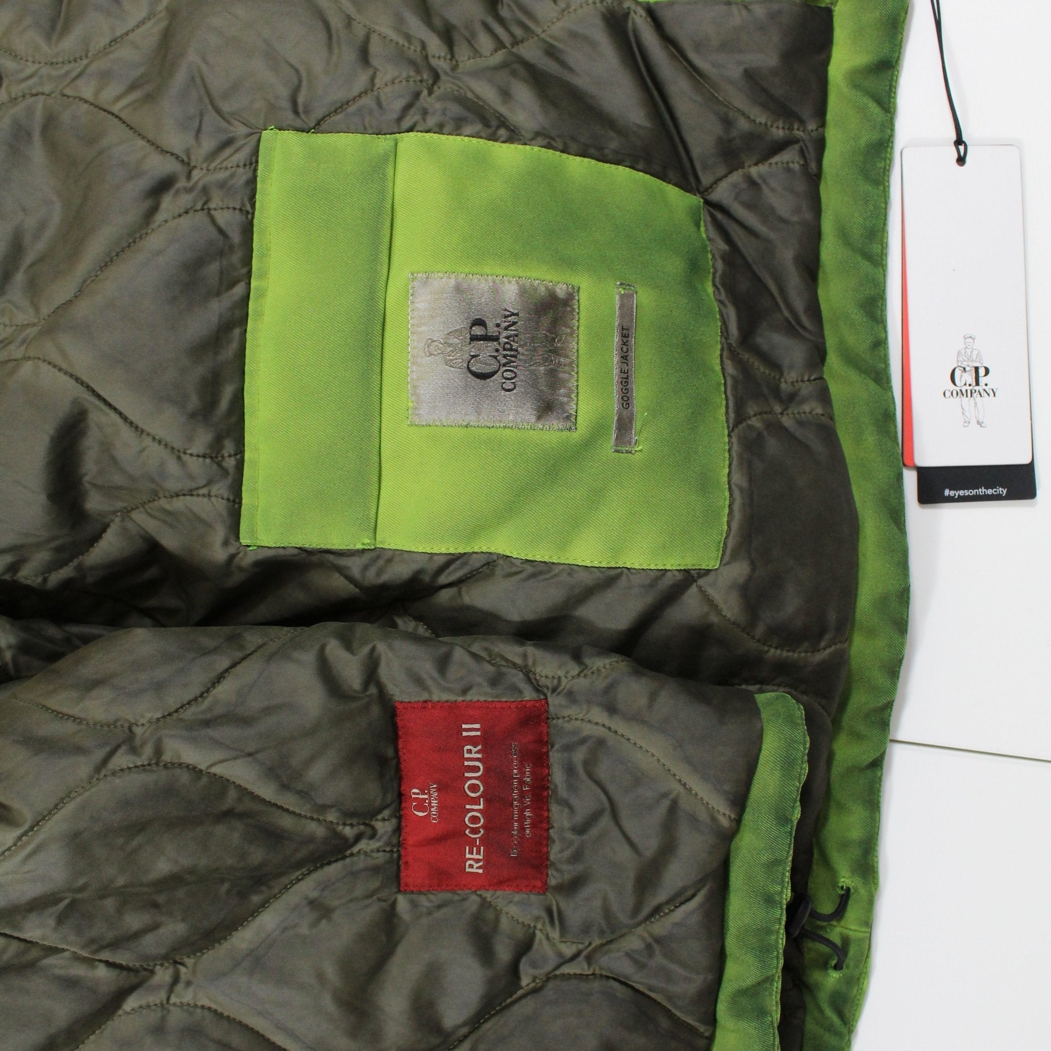 Lime green cp hot sale company jacket