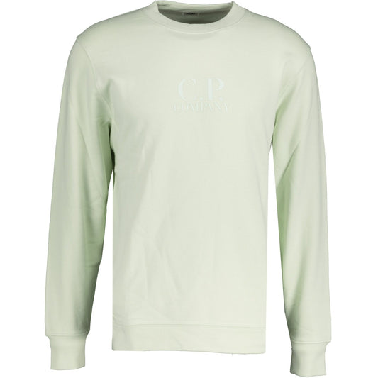 CP Company Mint Green Diagonal Raised Jumper - LinkFashionco