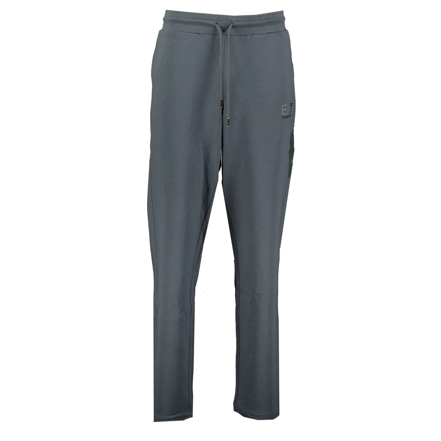 EA7 Open Bottom Tracksuit Bottoms Grey - LinkFashionco