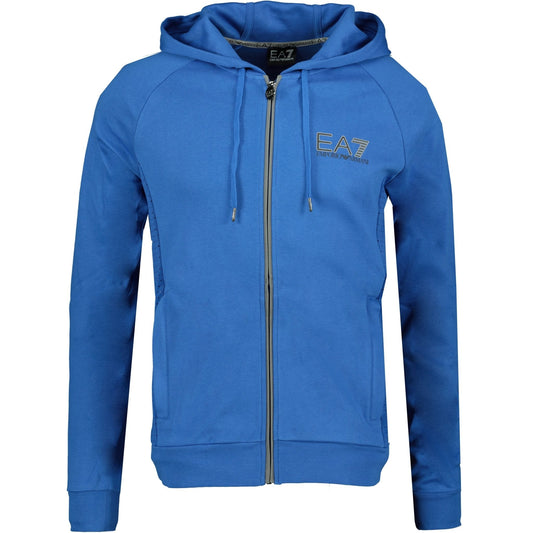 Emporio Armani Chest Logo Tracktop Blue - LinkFashionco