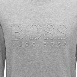 Boss embossed deals crew sweatshirt