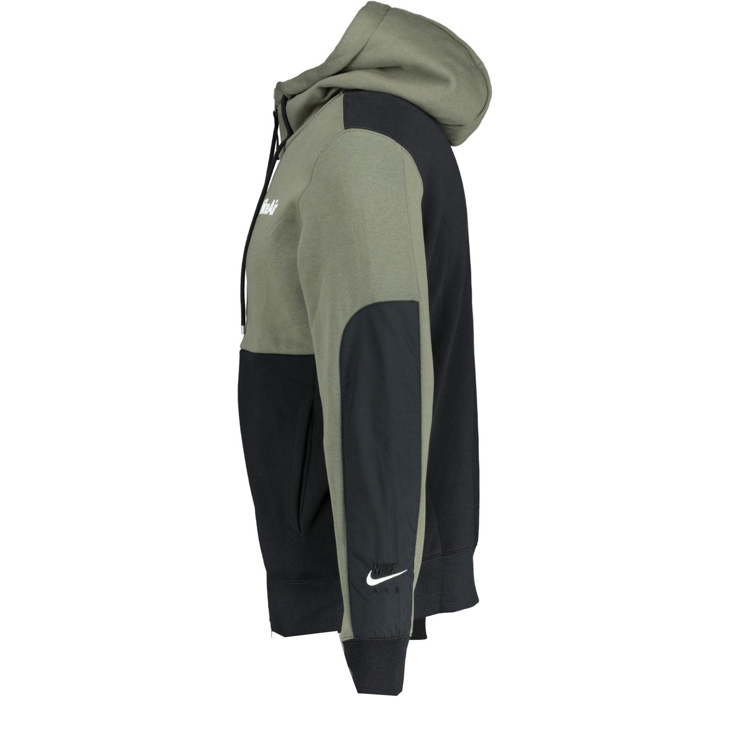 Nike Air Khaki & Black Hoodie - LinkFashionco