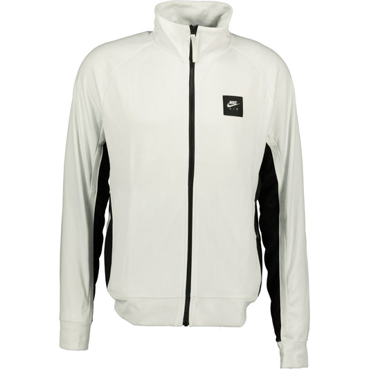 Nike Air White Chest Logo Zip Hoodie - LinkFashionco