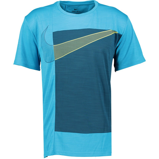 Nike Dri-Fit Breathe T-Shirt Blue - LinkFashionco