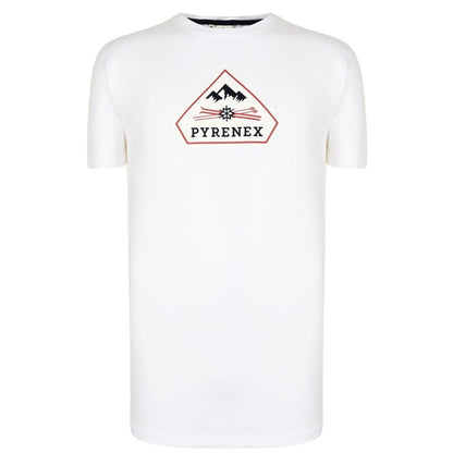 Pyrenex Karel Logo T-Shirt White - LinkFashionco