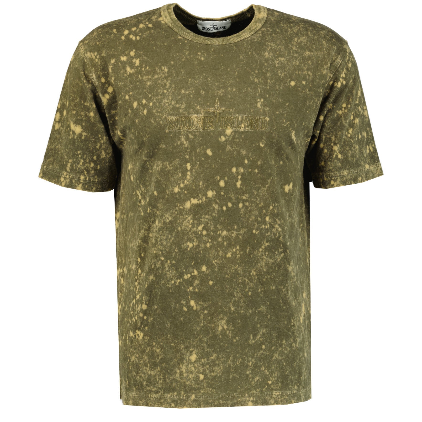 Stone Island Stitch Print Logo T-Shirt Camo - LinkFashionco